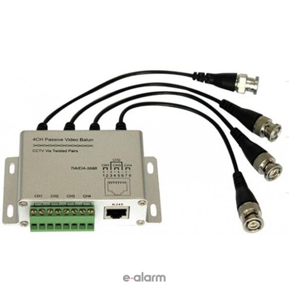 4Channel Video Balun Transmitter / Receiver STT 804