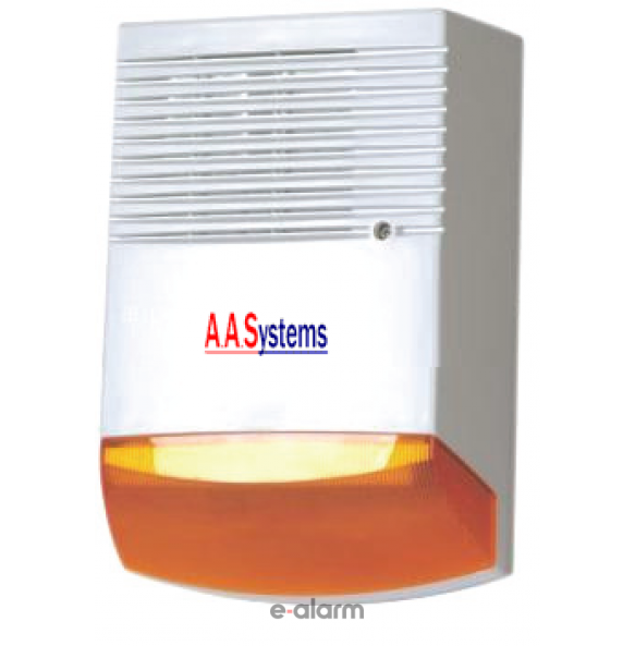 AAS 303 OR Εξωτερική σειρήνα με Flash AA SYSTEMS AAS 303 OR Εξωτερικές σειρήνες με πορτοκαλί φλας