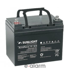 Μπαταρία Φωτοβολταϊκών 12V 33Ah Sunlight AccuForce 12-33AH S 800 Κύκλοι Εκφόρτισης