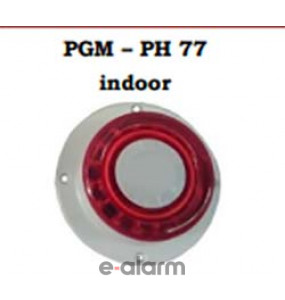 PGM – PH 77 indoor Εσωτερική σειρήνα πανικού με 16 Led E-ALARM Εσωτερικές σειρήνες πανικού