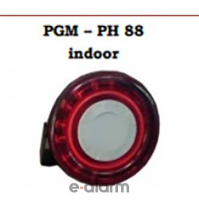 PGM – PH 88 indoor Εσωτερική σειρήνα πανικού με 16Led E-ALARM Εσωτερικές σειρήνες πανικού