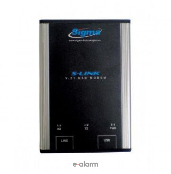 S-LINK USB Modem για Up-Downloading μέσω τηλεφωνικής γραμμής Sigma Security USB Modem