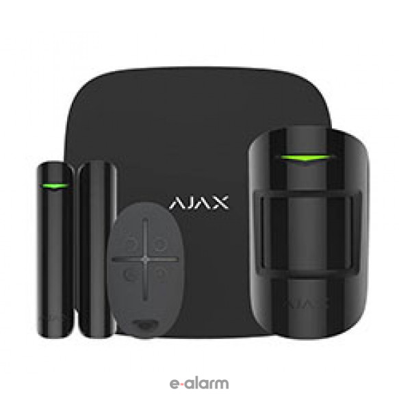 AJAX StarterKit Black Ασύρματο σύστημα συναγερμού Hub AJAX StarterKit Black Ασύρματα συστήματα συναγερμού
