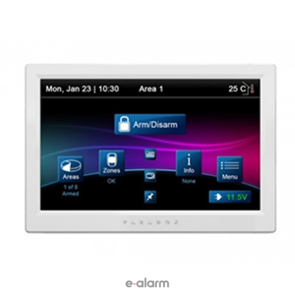 TM7 0 7” WHITE Πληκτρολόγιο αφής ( Touch Screen ) σε  λευκό χρώμα PARADOX Πληκτρολόγια αφής ( Touch Screen ) λευκού χρώματος